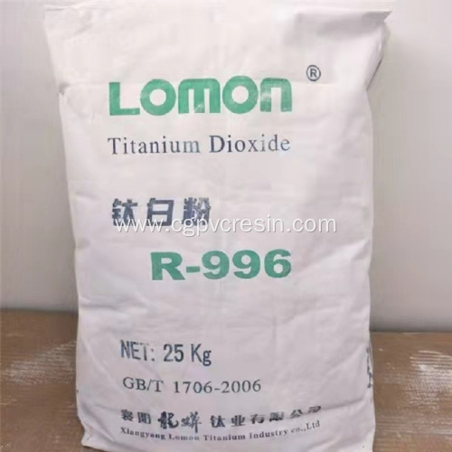 White Powder Tio2 Rutile Lomon Titanium Dioxide R996
